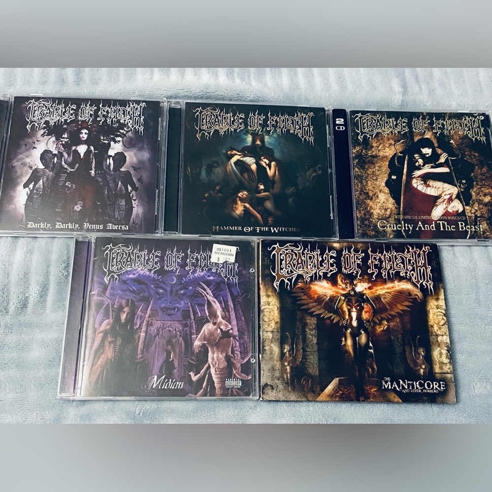 Cradle of Filth CD Collection